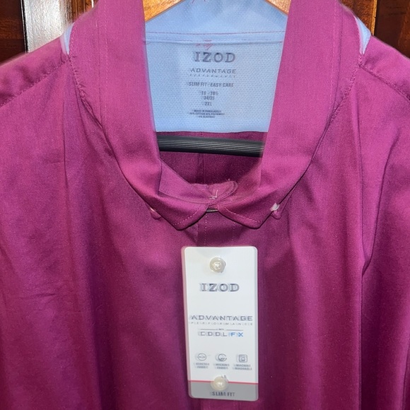 NWT- Mens Long Sleeve Button Down IZOD Advantage- final sale price - Picture 2 of 9